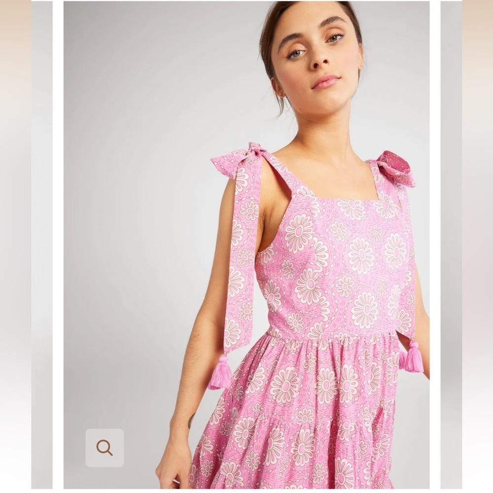 Mille Kiara Dress in Pink Daisy